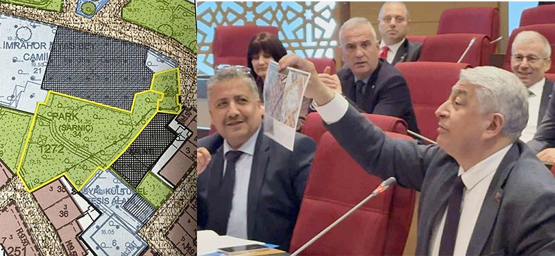 FATİH BELEDİYESİ BORCUNA KARŞILIK SOKAK, SARNIÇ VE PARKI DEVİR ETTİ